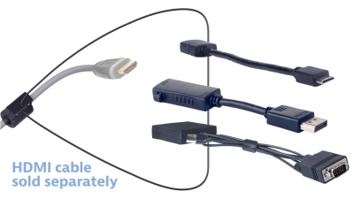 DL-AR9651 DigitaLinx Secure Adapter Ring with 3 Adapters