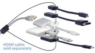 DL-AR10468 DigitaLinx Secure Adapter Ring with 5 Adapters