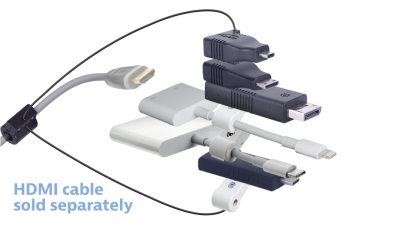 DL-AR12841 DigitaLinx Secure Adapter Ring with 6 Adapters