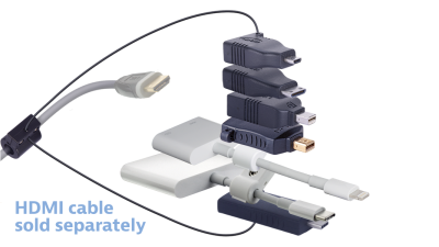 DL-AR9642 DigitaLinx Secure Adapter Ring with 7 Adapters