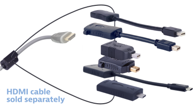 DL-AR15953 DigitaLinx Secure Adapter Ring with 6 Adapters