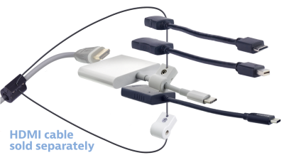 DL-AR17270 DigitaLinx Secure Adapter Ring with 4 Adapters