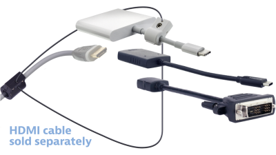 DL-AR12292 DigitaLinx Secure Adapter Ring with 3 Adapters