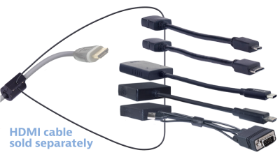 DL-AR17639 DigitaLinx Secure Adapter Ring with 5 Adapters