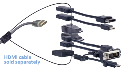 DL-AR9777 DigitaLinx Secure Adapter Ring with 7 Adapters