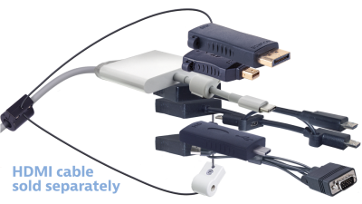 DL-AR9476 DigitaLinx Secure Adapter Ring with 7 Adapters