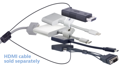 DL-AR9095 DigitaLinx Secure Adapter Ring with 5 Adapters