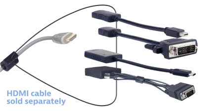 DL-AR9948 DigitaLinx Secure Adapter Ring with 4 Adapters