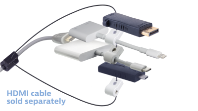 DL-AR14437 DigitaLinx Secure Adapter Ring with 4 Adapters