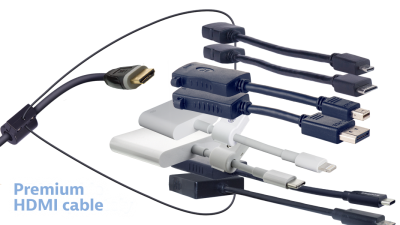 DL-AR4523-P06 DigitaLinx Secure Adapter Ring with 8 Adapters