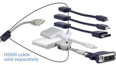 DL-AR17182 DigitaLinx Secure Adapter Ring with 6 Adapters