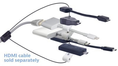 DL-AR11124 DigitaLinx Secure Adapter Ring with 6 Adapters