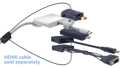 DL-AR16196 DigitaLinx Secure Adapter Ring with 4 Adapters