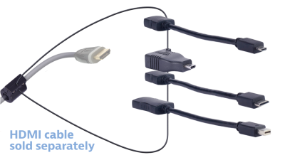 DL-AR16391 DigitaLinx Secure Adapter Ring with 4 Adapters