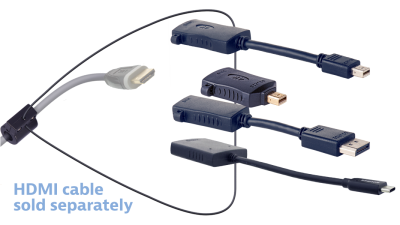 DL-AR12524 DigitaLinx Secure Adapter Ring with 4 Adapters