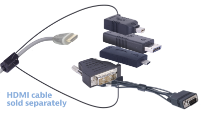 DL-AR11959 DigitaLinx Secure Adapter Ring with 5 Adapters