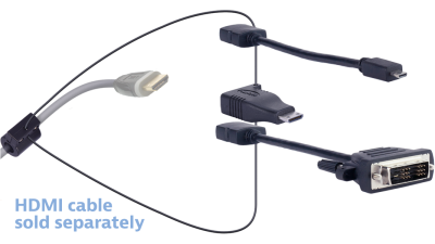 DL-AR10811 DigitaLinx Secure Adapter Ring with 3 Adapters