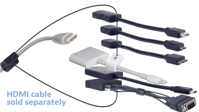 DL-AR9971 DigitaLinx Secure Adapter Ring with 6 Adapters