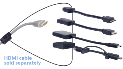 DL-AR15900 DigitaLinx Secure Adapter Ring with 4 Adapters