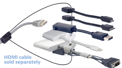 DL-AR9984 DigitaLinx Secure Adapter Ring with 6 Adapters