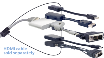 DL-AR9991 DigitaLinx Secure Adapter Ring with 6 Adapters