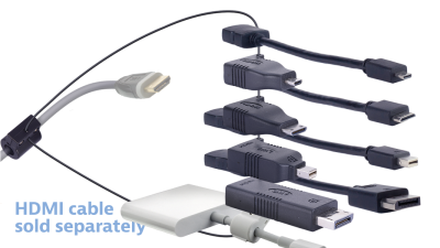 DL-AR11135 DigitaLinx Secure Adapter Ring with 9 Adapters