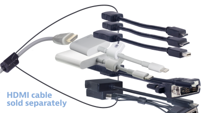 DL-AR14377 DigitaLinx Secure Adapter Ring with 9 Adapters