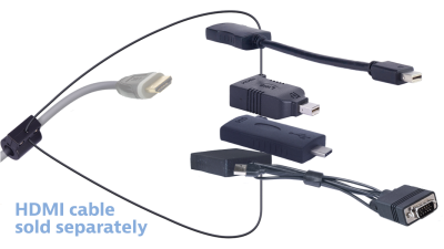 DL-AR15909 DigitaLinx Secure Adapter Ring with 4 Adapters