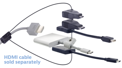 DL-AR3475 DigitaLinx Secure Adapter Ring with 5 Adapters