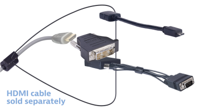 DL-AR10446 DigitaLinx Secure Adapter Ring with 3 Adapters