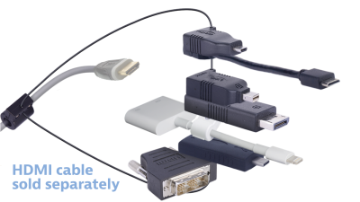 DL-AR11254 DigitaLinx Secure Adapter Ring with 7 Adapters