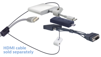 DL-AR17245 DigitaLinx Secure Adapter Ring with 3 Adapters