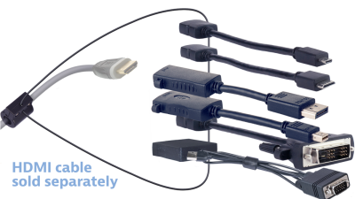 DL-AR9180 DigitaLinx Secure Adapter Ring with 6 Adapters