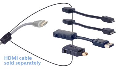 DL-AR9992 DigitaLinx Secure Adapter Ring with 4 Adapters