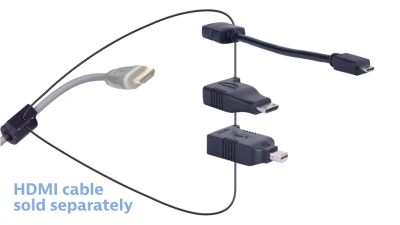 DL-AR14235 DigitaLinx Secure Adapter Ring with 3 Adapters