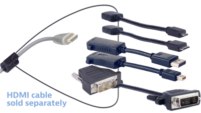 DL-AR9393 DigitaLinx Secure Adapter Ring with 6 Adapters