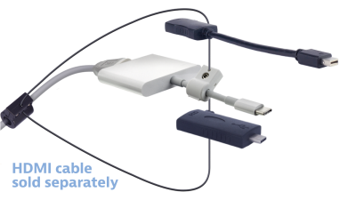 DL-AR13556 DigitaLinx Secure Adapter Ring with 3 Adapters