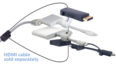 DL-AR12716 DigitaLinx Secure Adapter Ring with 4 Adapters