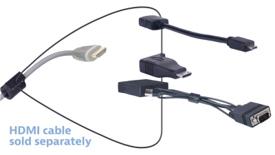 DL-AR11599 DigitaLinx Secure Adapter Ring with 3 Adapters