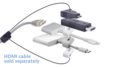 DL-AR14863 DigitaLinx Secure Adapter Ring with 4 Adapters