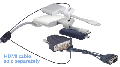 DL-AR11397 DigitaLinx Secure Adapter Ring with 5 Adapters