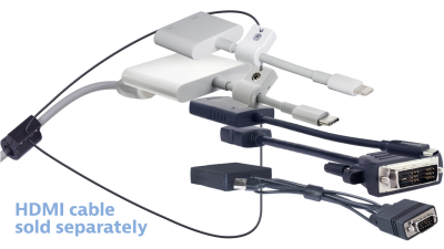 DL-AR11614 DigitaLinx Secure Adapter Ring with 5 Adapters