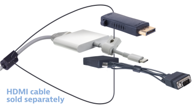 DL-AR17223 DigitaLinx Secure Adapter Ring with 3 Adapters