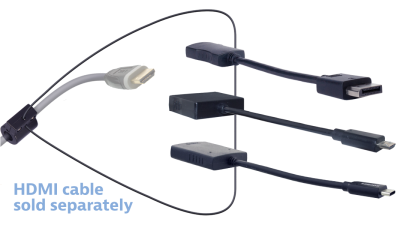 DL-AR9955 DigitaLinx Secure Adapter Ring with 3 Adapters