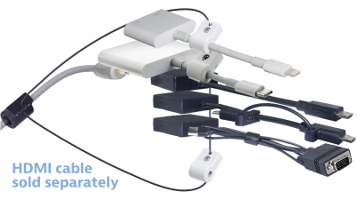 DL-AR10755 DigitaLinx Secure Adapter Ring with 5 Adapters