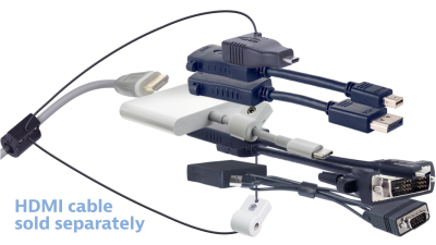 DL-AR11236 DigitaLinx Secure Adapter Ring with 7 Adapters