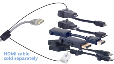 DL-AR9693 DigitaLinx Secure Adapter Ring with 8 Adapters