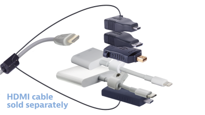 DL-AR15862 DigitaLinx Secure Adapter Ring with 6 Adapters