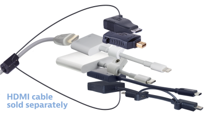 DL-AR13627 DigitaLinx Secure Adapter Ring with 6 Adapters