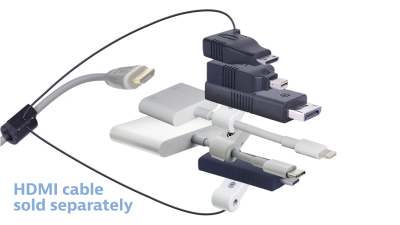 DL-AR10702 DigitaLinx Secure Adapter Ring with 6 Adapters